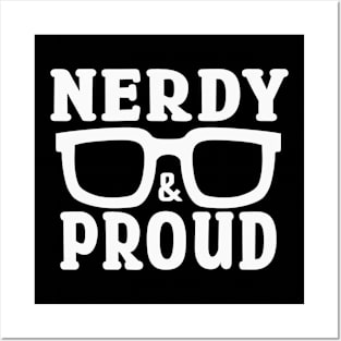 Nerdy & Proud Posters and Art